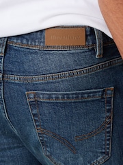 Threadbare Dark Blue Slim Fit Jeans With Stretch - Image 4 of 4