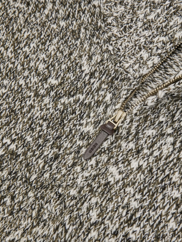 Reiss Sebastian Cotton and Wool Speckled Knit Jumper - 7的图像7｝