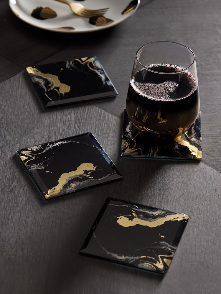 Galaxy Glass подставка Набор 4 - Image 1 of 3