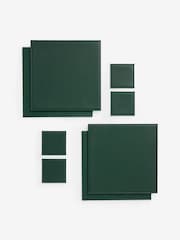 Набор из 4 двусторонних ковриков и под напитки из искусственной кожи - Image 4 of 4