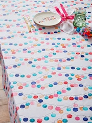 Multi Christmas Lights Wipe Clean Tablecloth - Image 2 of 6