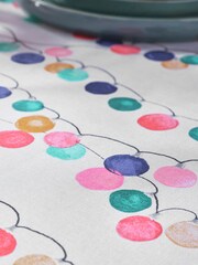 Multi Christmas Lights Wipe Clean Tablecloth - Image 5 of 6