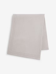 Grey Linen Look 100% Cotton Table Cloth - Image 4 of 4