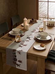 Natural Christmas Gingerbread 100% Cotton Light Up Table Runner - Image 2 of 6