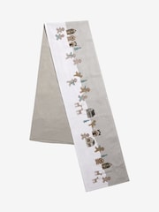Natural Christmas Gingerbread 100% Cotton Light Up Table Runner - Image 5 of 6