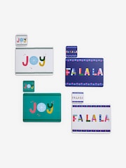Multi Christmas Slogan Placemats and Coasters Set of 4 - Image 3 of 3