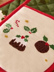 Green Christmas Pudding Oven Glove - Image 3 of 4