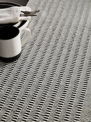Black/White Bronx 100% Cotton Kitchen Table Runner - Image 3 of 4
