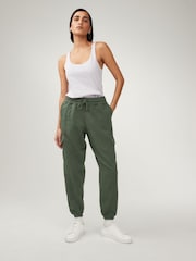 Khaki Green Washed Utility Cargo Joggers - Image 3 of 6