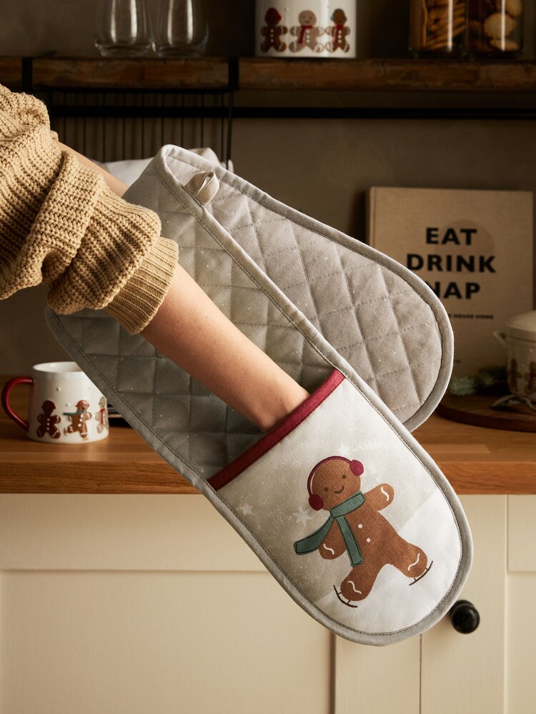 Natural Gingerbread Oven Glove - Image 1 of 4