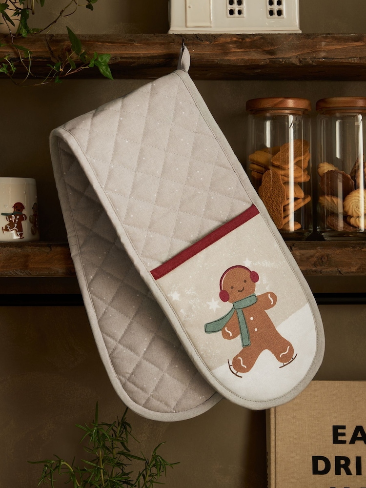 Natural Gingerbread Oven Glove - Image 2 of 4
