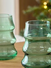 Set of 2 Green Christmas Tree Tumblers - Image 3 of 3