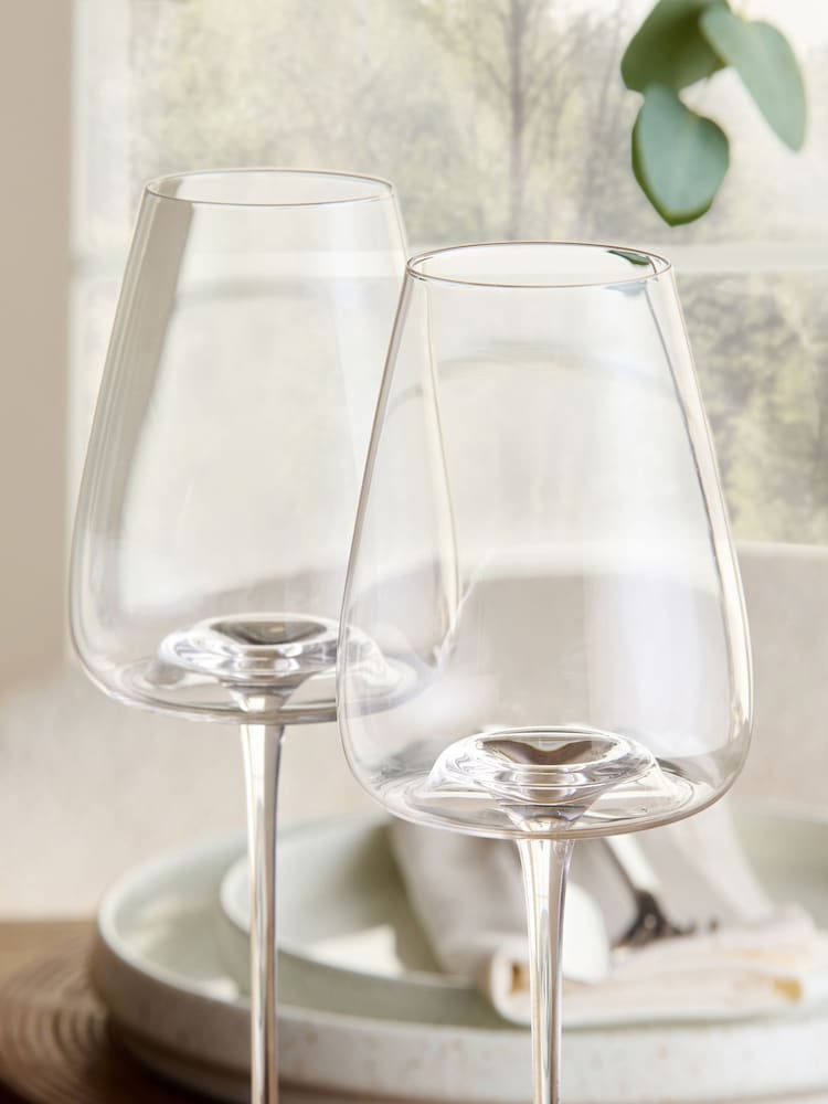 Set of 4 Tapered Wine Glasses - Изображение 2 из 4