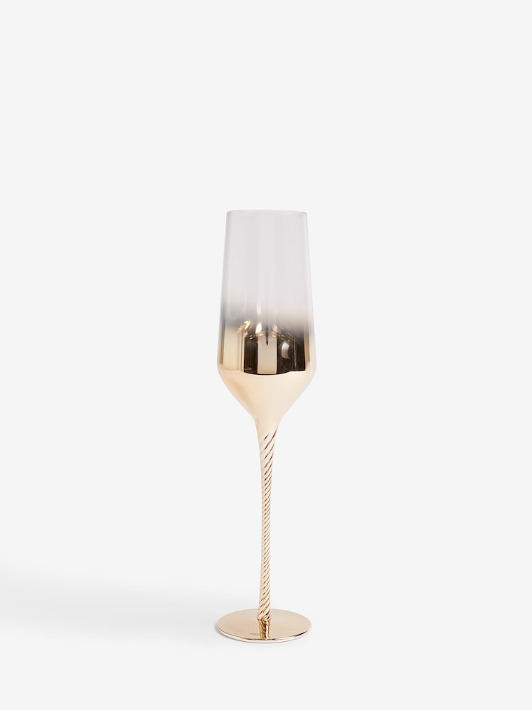 Set of 4 Gold Astrid Champagne Flutes - Image 5 of 5