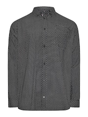 BadRhino Big & Tall Black 100% Cotton Poplin Shirt - Image 2 of 3