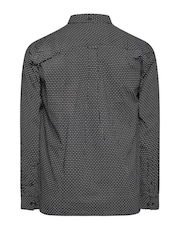 BadRhino Big & Tall Black 100% Cotton Poplin Shirt - Image 3 of 3