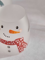 Set of 4 White Snowman Tumbler Glasses - Image 4 of 5