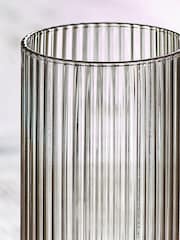 Smoke Grey Hollis Set of 4 Tall Tumbler Glasses - Image 3 of 4