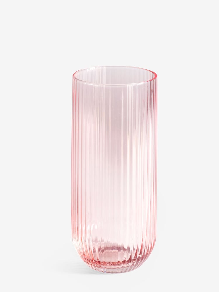 Set of 4 Pink Hollis Tumbler Glasses - Image 4 of 4