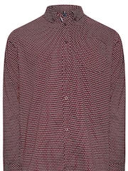 BadRhino Big & Tall Red 100% Cotton Poplin Shirt - Image 2 of 3