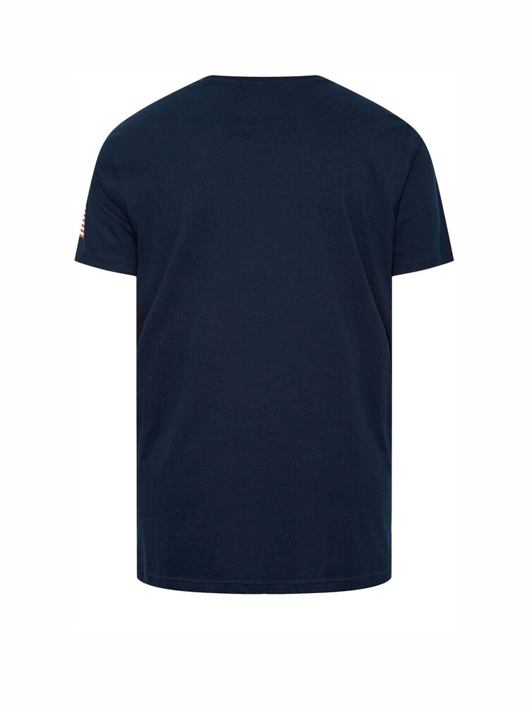 BadRhino Big & Tall Blue 100% Cotton NASA T-Shirt - Image 2 of 2