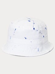 Polo Ralph Lauren PaintSplatter Polo Bear White Bucket Hat - Image 2 of 3