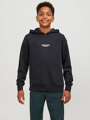 Noir - Sweat à capuche JACK & JONES Originals Studio oversize - Image 1 of 7