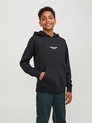 Noir - Sweat à capuche JACK & JONES Originals Studio oversize - Image 3 of 7