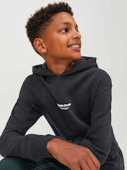 Noir - Sweat à capuche JACK & JONES Originals Studio oversize - Image 4 of 7