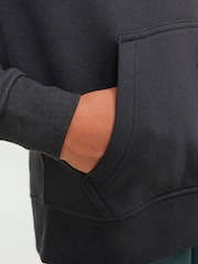Noir - Sweat à capuche JACK & JONES Originals Studio oversize - Image 5 of 7