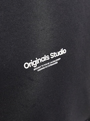 Noir - Sweat à capuche JACK & JONES Originals Studio oversize - Image 6 of 7