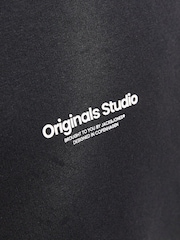 Noir - Sweat à capuche JACK & JONES Originals Studio oversize - Image 7 of 7