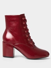 Joe Browns Red Love Letter Patent Boots - Image 1 of 4