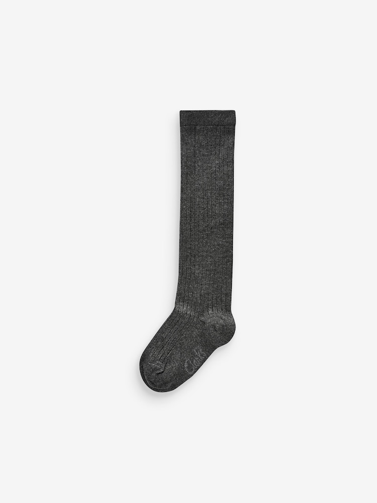 Clarks Grey Clarks Boys Knee High Socks 2 Pack - Image 2 of 2