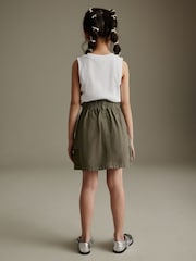 Khaki Green Cargo Skirt And T-shirt Set (3-16yrs) - Image 3 of 7