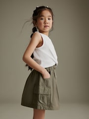 Khaki Green Cargo Skirt And T-shirt Set (3-16yrs) - Image 4 of 7