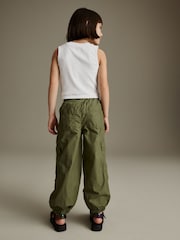 Khaki Green Jersey Top & Parchute Trouser Set (3-16yrs) - Image 2 of 8