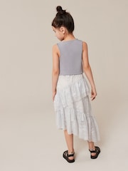 Grey Lace Maxi Skirt And Top Set (3-16yrs) - Image 4 of 5