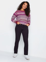 M&Co Black Straight Leg Corduroy Trousers - Image 2 of 4