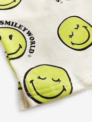 Бежевый с принтом SmileyWorld - Трикотажные шорты-бермуды (3-16 лет) - Изображение 7 из 9