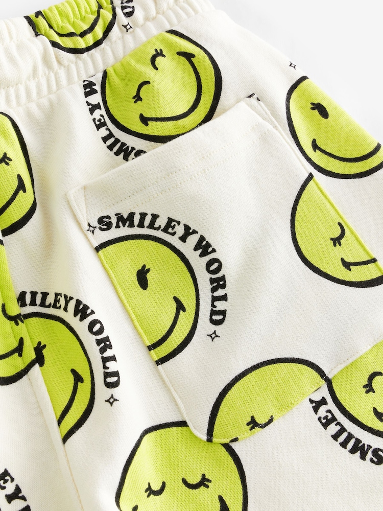 Бежевый с принтом SmileyWorld - Трикотажные шорты-бермуды (3-16 лет) - Изображение 9 из 9