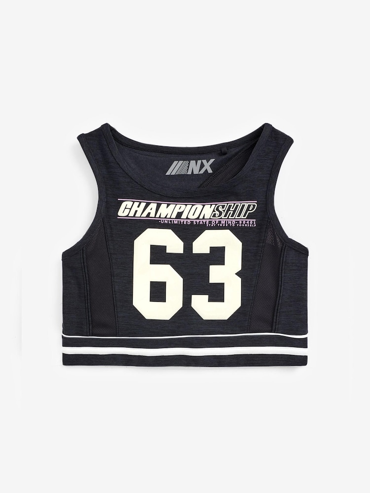 Slogan noir - Top de sport (5-16ans) - Image 5 of 7