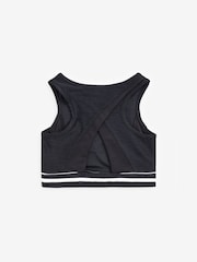 Black Slogan Sports Crop Top (5-16yrs) - Image 6 of 7