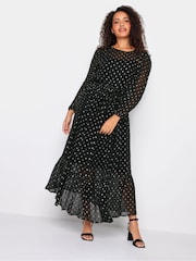 M&Co Metallic Spot Smock Dress - Image 3 of 4