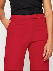 M&Co Red Ponte Wide Leg Trousers - Image 4 of 4