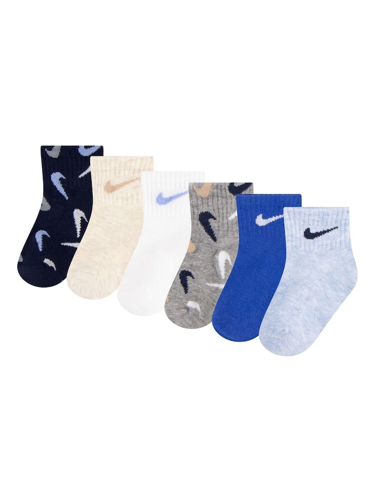 Nike Swooshfetti Knöchelsocken 6er-Packung - Bild 1 von 4
