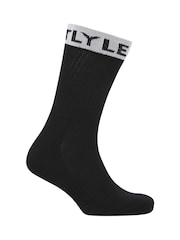 Lyle & Scott Black Montrose Sports Black Socks 5 Pack - Image 2 of 6