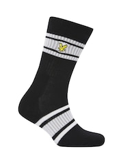 Lyle & Scott Black Montrose Sports Black Socks 5 Pack - Image 5 of 6