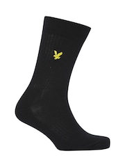 Lyle & Scott Black Montrose Sports Black Socks 5 Pack - Image 6 of 6