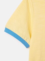 Joules Boys' Archie Yellow Crocodile Artwork T-Shirt - Image 5 of 7